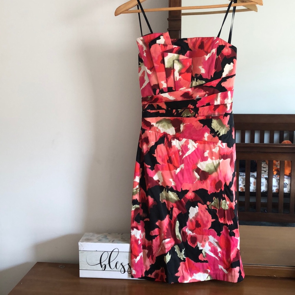 Floral cocktail dress